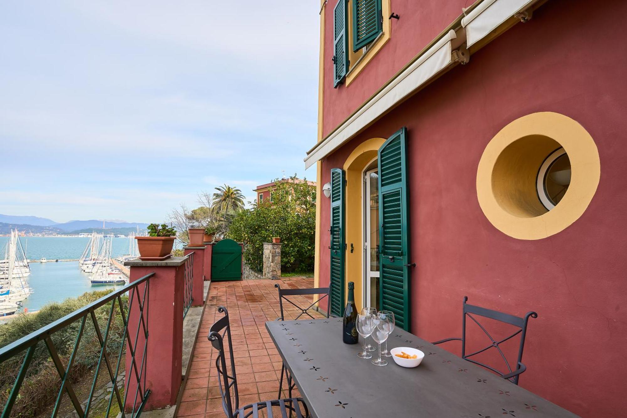 Villa Amelia - Vista Mare - Fezzano  Extérieur photo